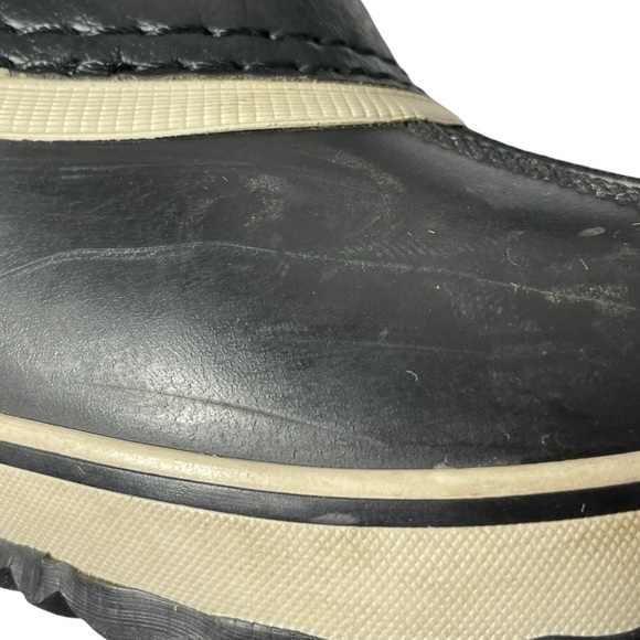 Sorel Black Winter Boots Size 5 - Picture 3 of 10